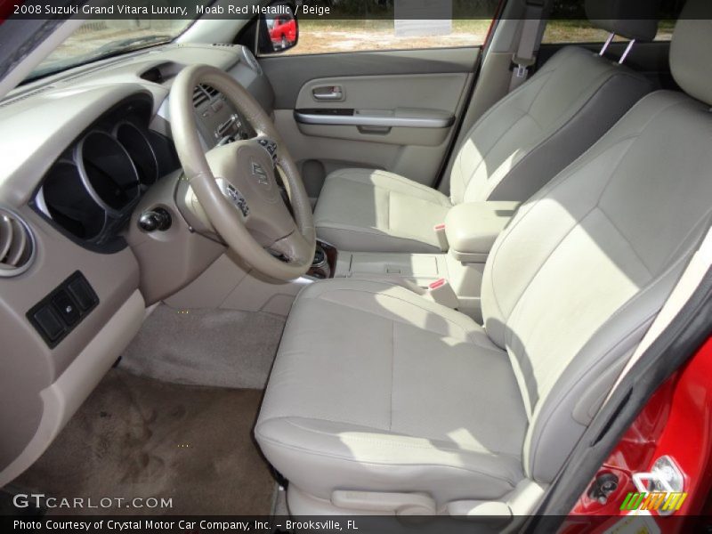 Moab Red Metallic / Beige 2008 Suzuki Grand Vitara Luxury