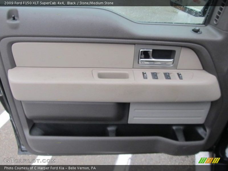 Black / Stone/Medium Stone 2009 Ford F150 XLT SuperCab 4x4