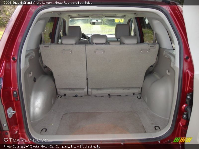 Moab Red Metallic / Beige 2008 Suzuki Grand Vitara Luxury