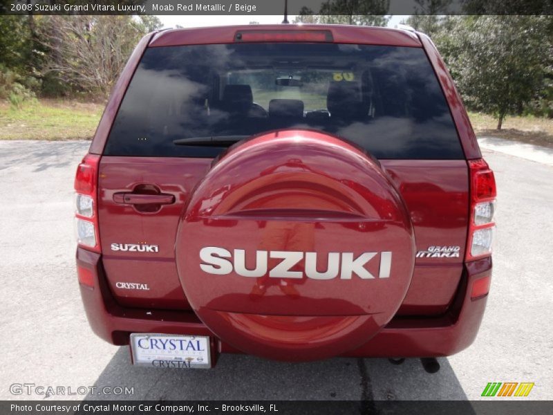 Moab Red Metallic / Beige 2008 Suzuki Grand Vitara Luxury