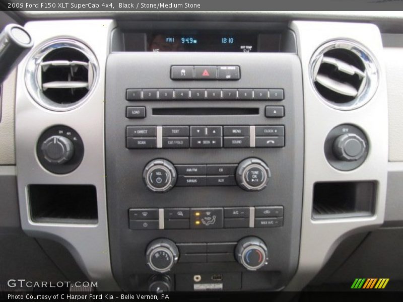 Black / Stone/Medium Stone 2009 Ford F150 XLT SuperCab 4x4