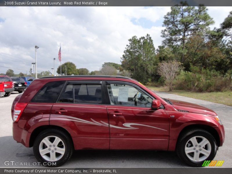 Moab Red Metallic / Beige 2008 Suzuki Grand Vitara Luxury