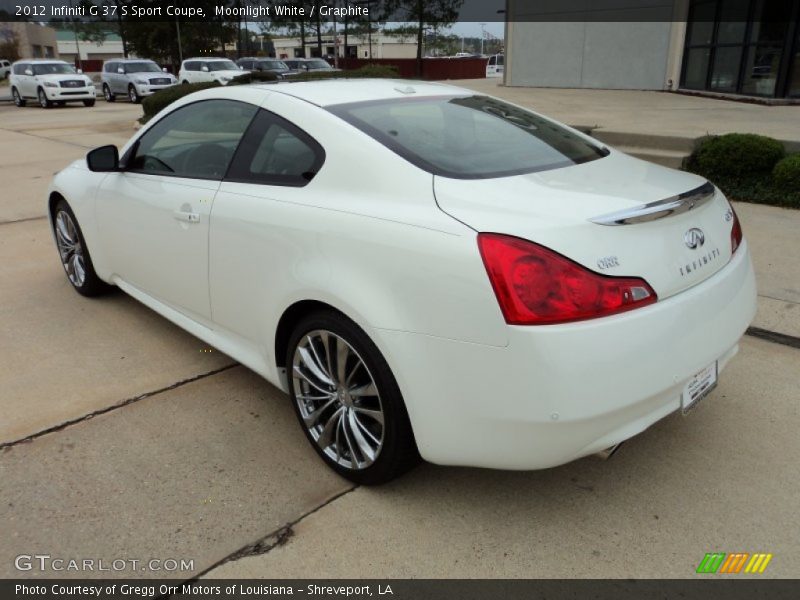 Moonlight White / Graphite 2012 Infiniti G 37 S Sport Coupe