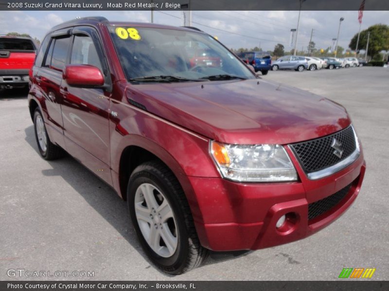 Moab Red Metallic / Beige 2008 Suzuki Grand Vitara Luxury