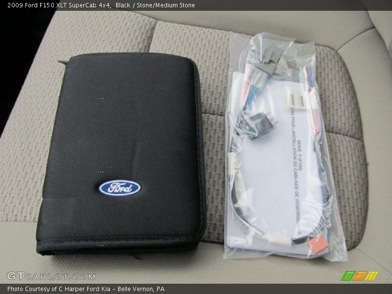 Black / Stone/Medium Stone 2009 Ford F150 XLT SuperCab 4x4