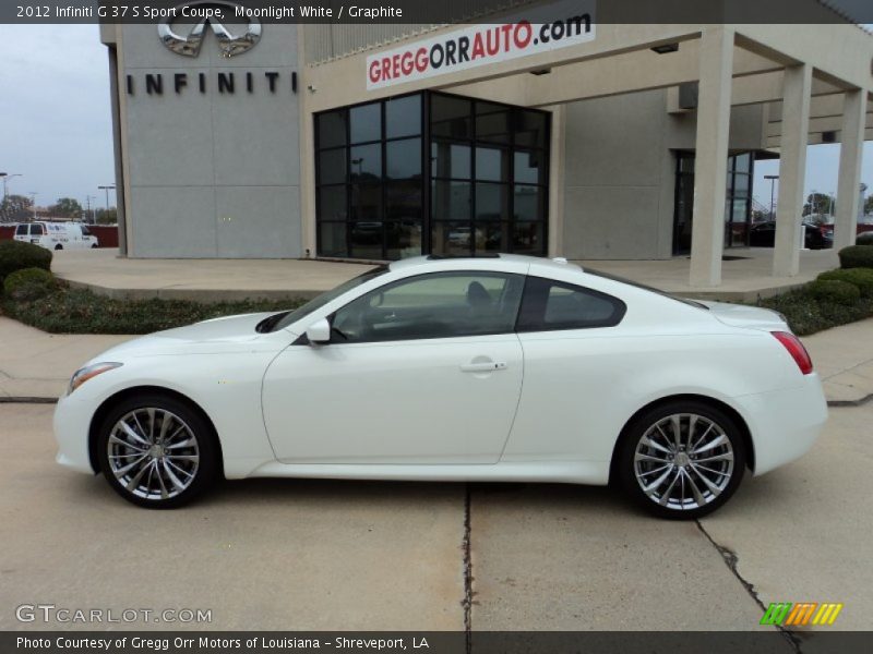 Moonlight White / Graphite 2012 Infiniti G 37 S Sport Coupe