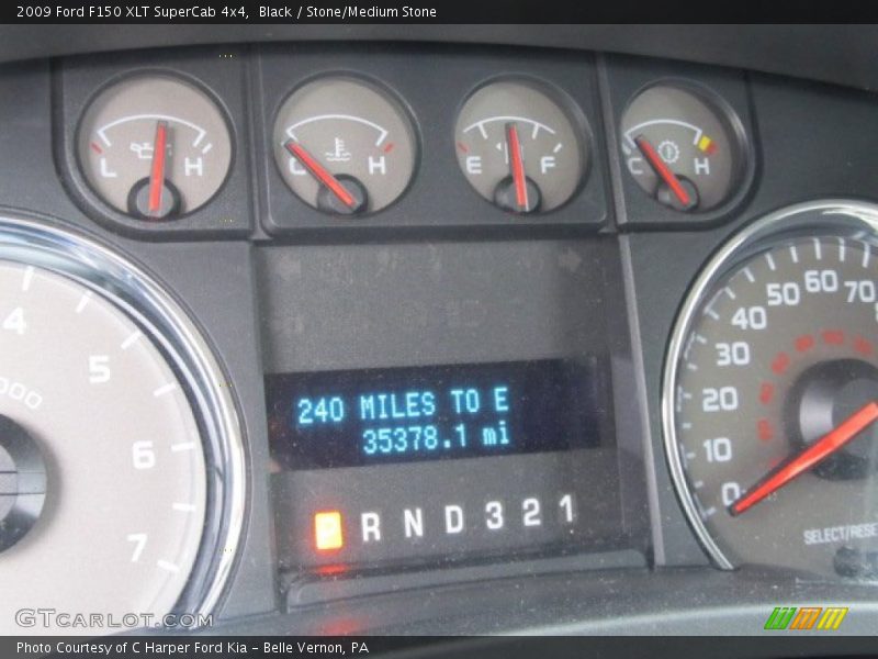 Black / Stone/Medium Stone 2009 Ford F150 XLT SuperCab 4x4