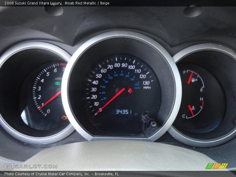  2008 Grand Vitara Luxury Luxury Gauges