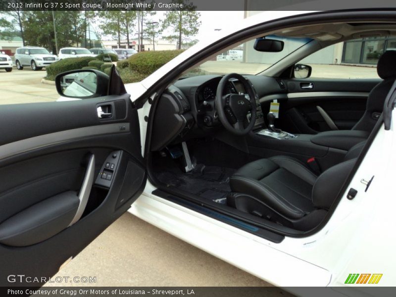  2012 G 37 S Sport Coupe Graphite Interior