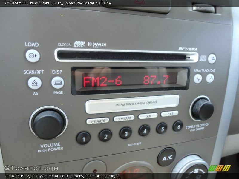 Audio System of 2008 Grand Vitara Luxury