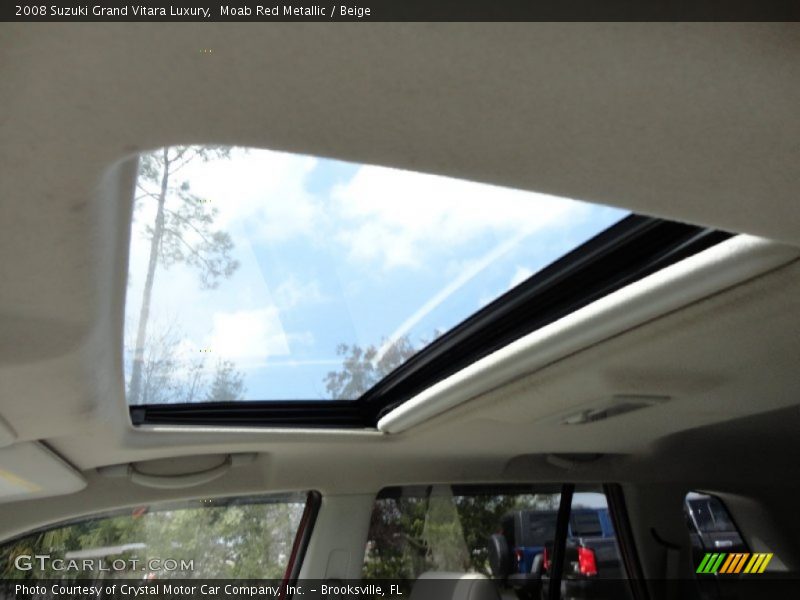 Moab Red Metallic / Beige 2008 Suzuki Grand Vitara Luxury