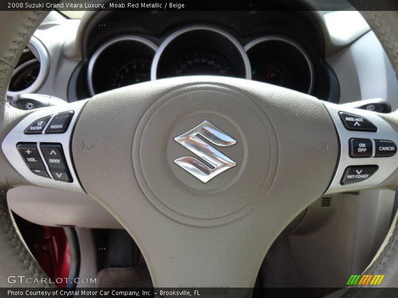 Moab Red Metallic / Beige 2008 Suzuki Grand Vitara Luxury