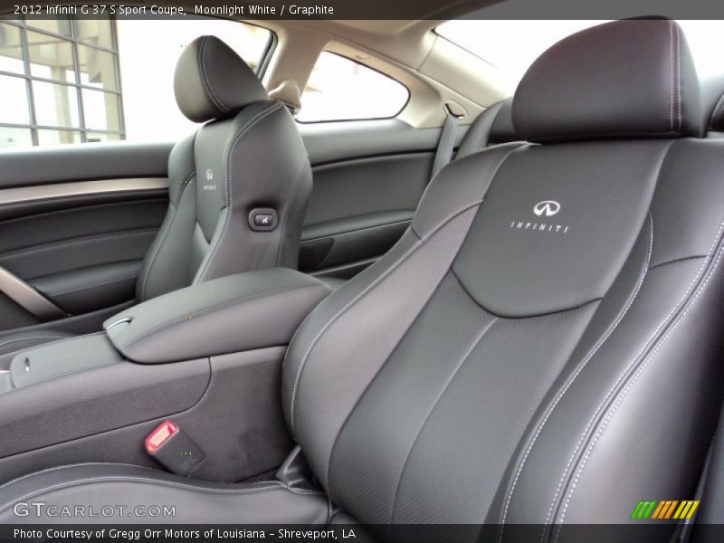  2012 G 37 S Sport Coupe Graphite Interior