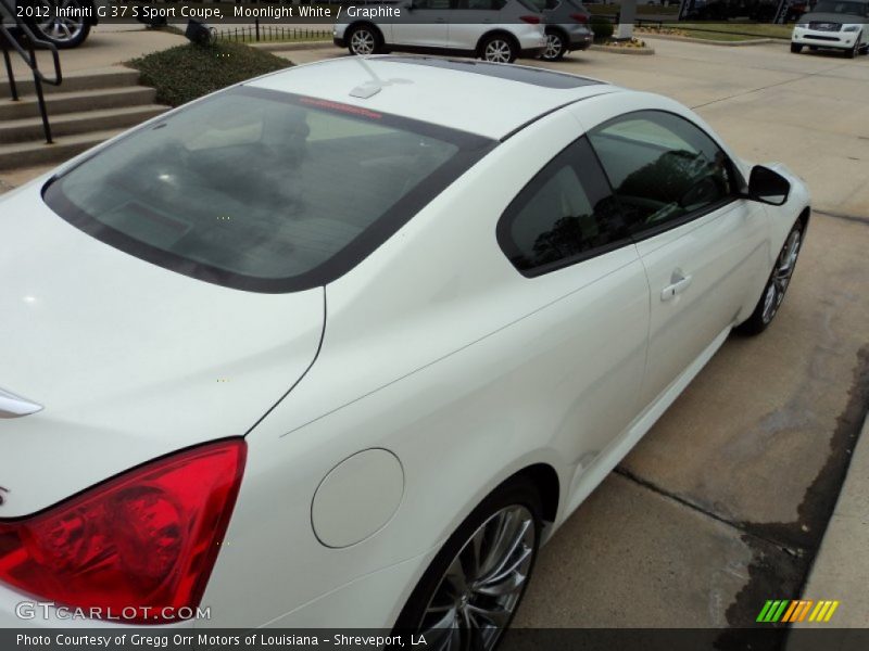 Moonlight White / Graphite 2012 Infiniti G 37 S Sport Coupe