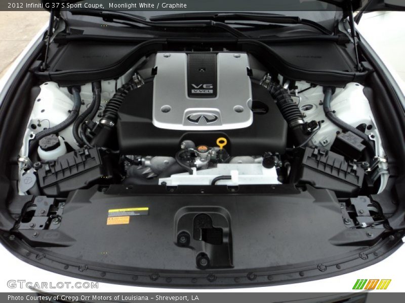  2012 G 37 S Sport Coupe Engine - 3.7 Liter DOHC 24-Valve CVTCS VVEL V6