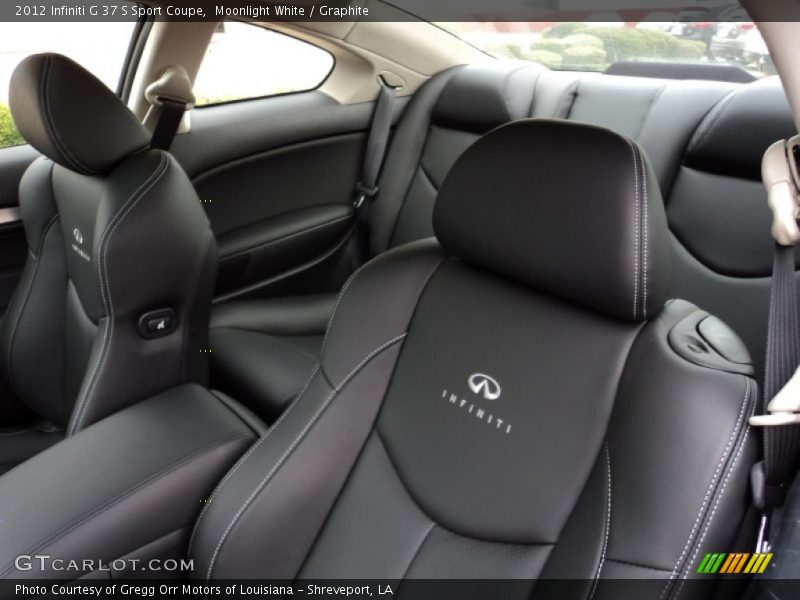  2012 G 37 S Sport Coupe Graphite Interior