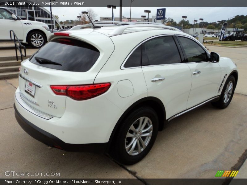 Moonlight White / Wheat 2011 Infiniti FX 35