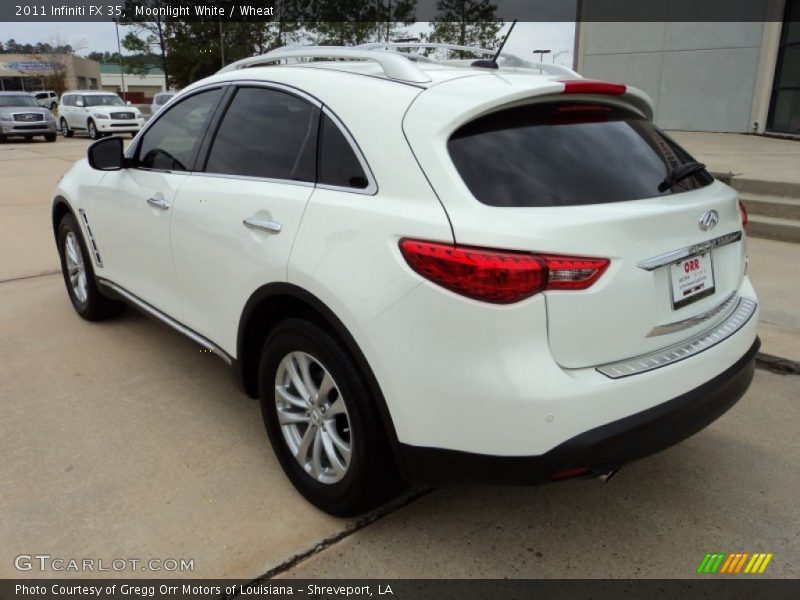 Moonlight White / Wheat 2011 Infiniti FX 35