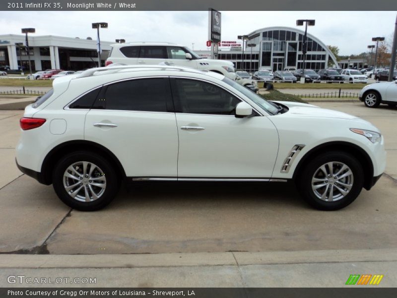 Moonlight White / Wheat 2011 Infiniti FX 35