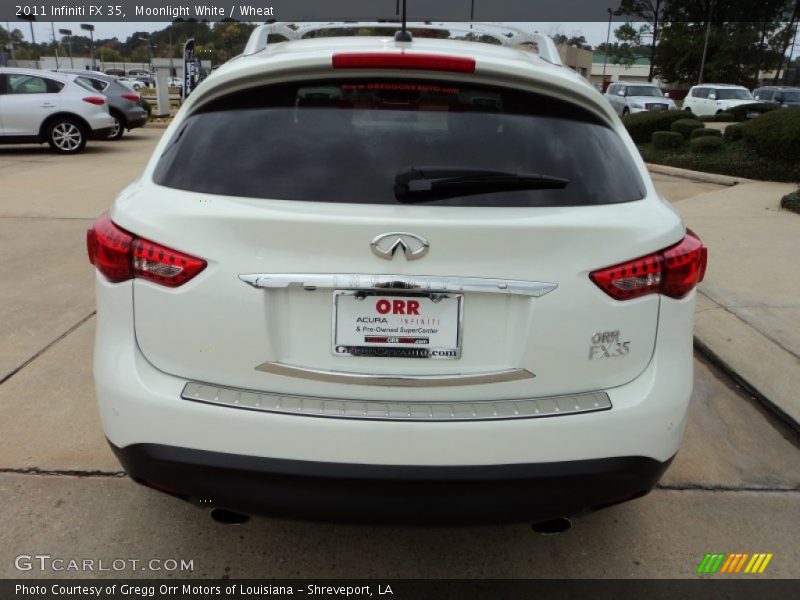 Moonlight White / Wheat 2011 Infiniti FX 35