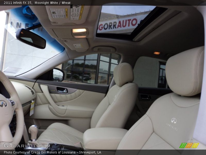 Moonlight White / Wheat 2011 Infiniti FX 35