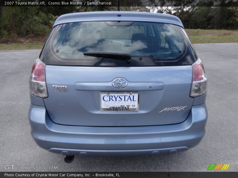 Cosmic Blue Metallic / Dark Charcoal 2007 Toyota Matrix XR