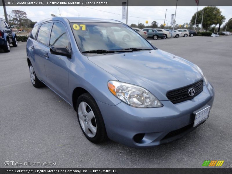 Cosmic Blue Metallic / Dark Charcoal 2007 Toyota Matrix XR