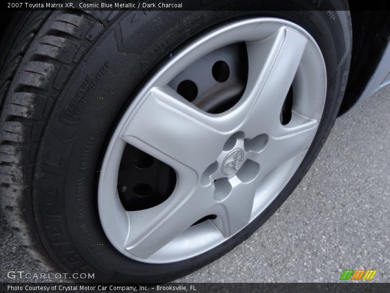 Cosmic Blue Metallic / Dark Charcoal 2007 Toyota Matrix XR