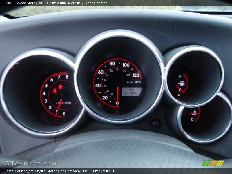 Cosmic Blue Metallic / Dark Charcoal 2007 Toyota Matrix XR
