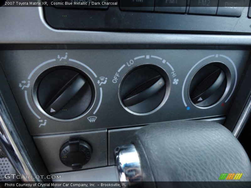 Cosmic Blue Metallic / Dark Charcoal 2007 Toyota Matrix XR
