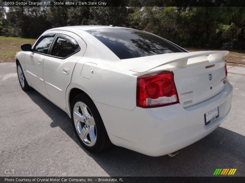 Stone White / Dark Slate Gray 2009 Dodge Charger R/T