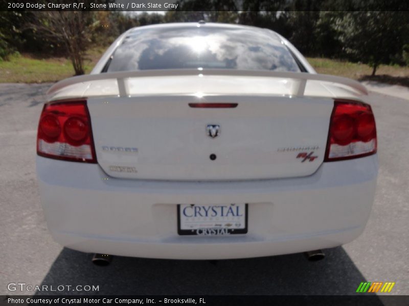 Stone White / Dark Slate Gray 2009 Dodge Charger R/T