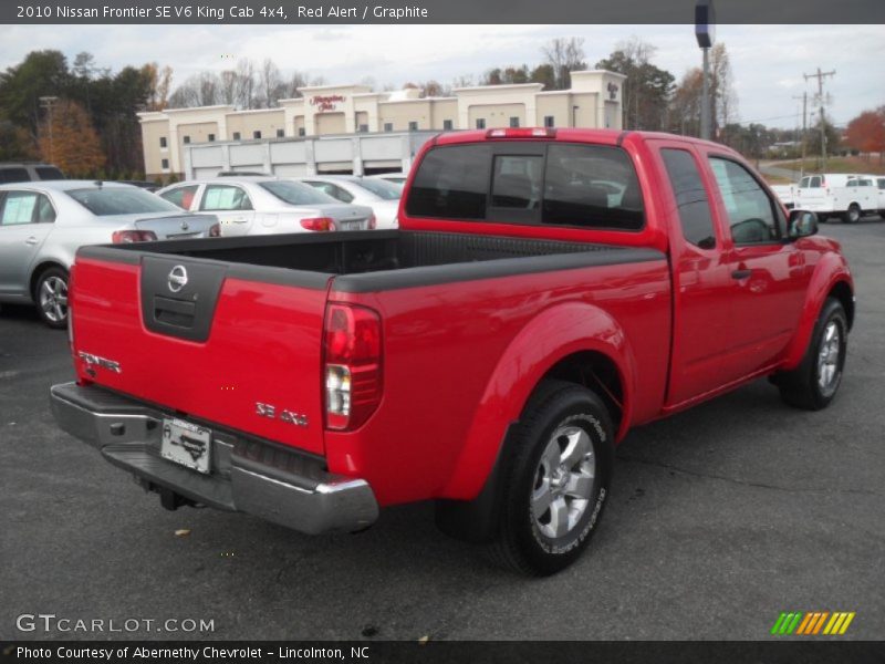 Red Alert / Graphite 2010 Nissan Frontier SE V6 King Cab 4x4