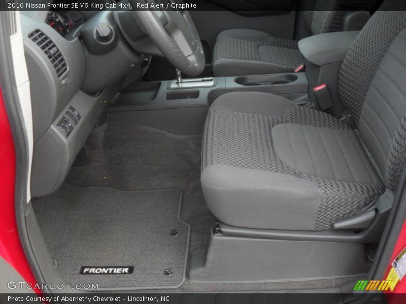 Red Alert / Graphite 2010 Nissan Frontier SE V6 King Cab 4x4