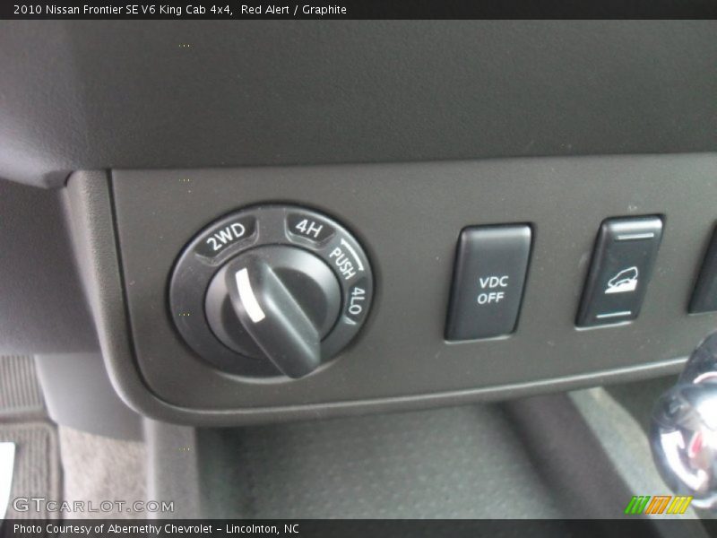 Red Alert / Graphite 2010 Nissan Frontier SE V6 King Cab 4x4