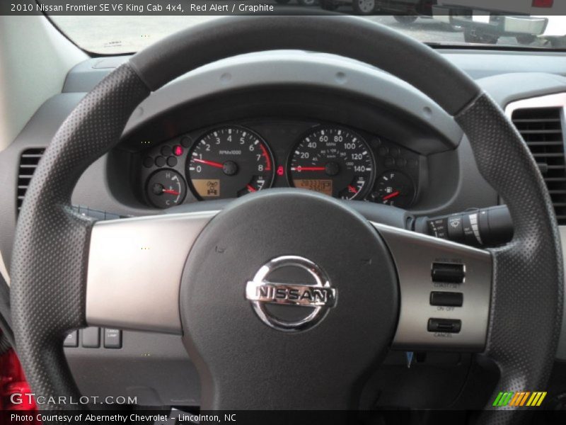 Red Alert / Graphite 2010 Nissan Frontier SE V6 King Cab 4x4