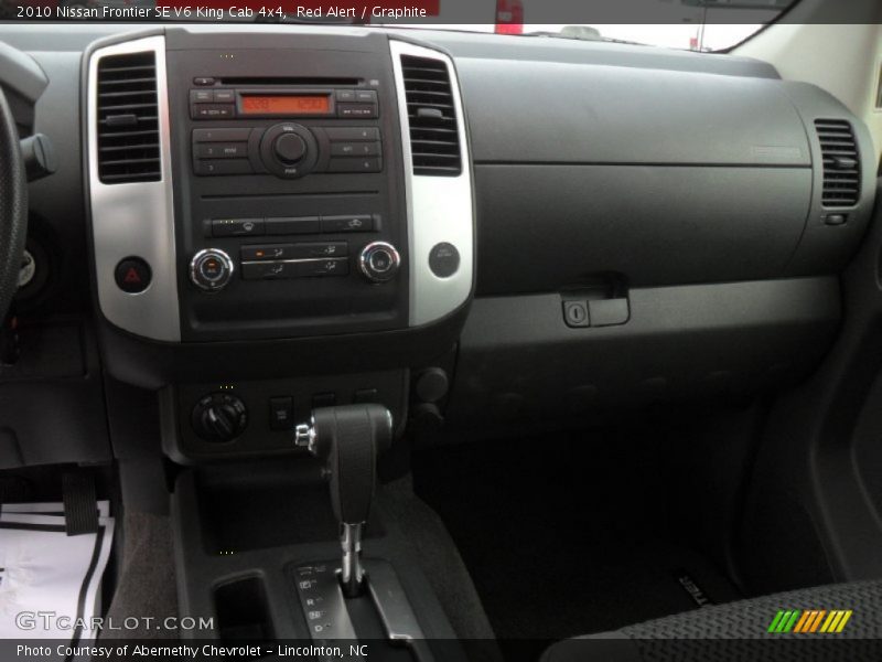 Red Alert / Graphite 2010 Nissan Frontier SE V6 King Cab 4x4