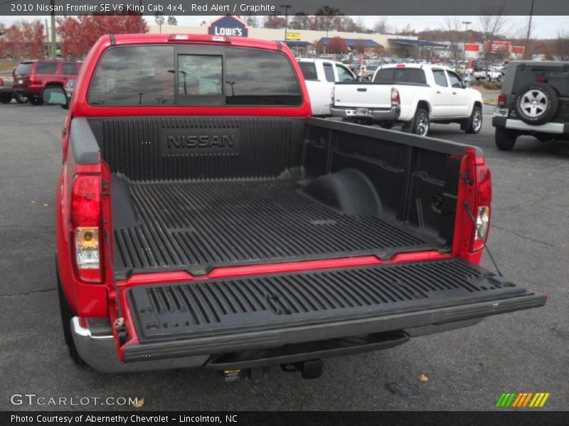 Red Alert / Graphite 2010 Nissan Frontier SE V6 King Cab 4x4