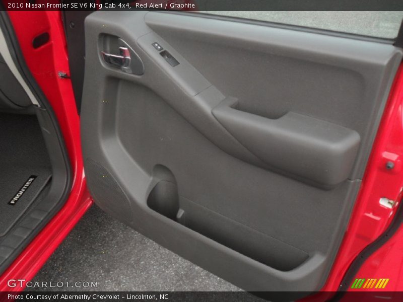Red Alert / Graphite 2010 Nissan Frontier SE V6 King Cab 4x4