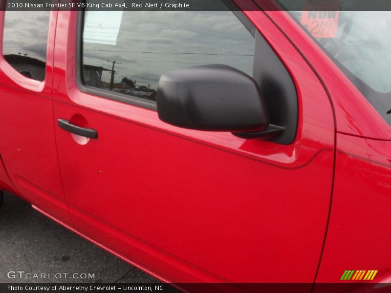 Red Alert / Graphite 2010 Nissan Frontier SE V6 King Cab 4x4