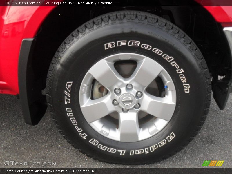 Red Alert / Graphite 2010 Nissan Frontier SE V6 King Cab 4x4