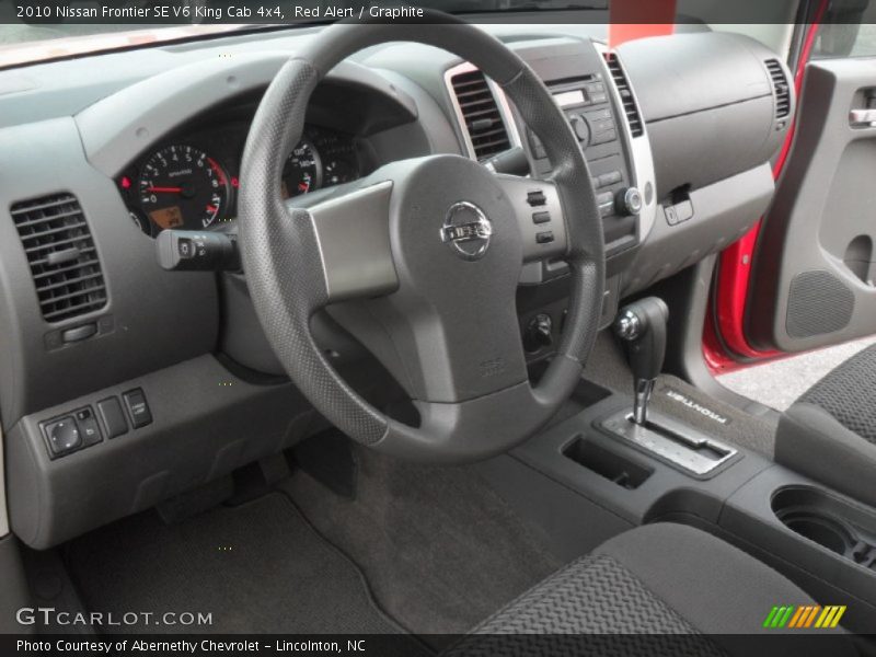 Red Alert / Graphite 2010 Nissan Frontier SE V6 King Cab 4x4