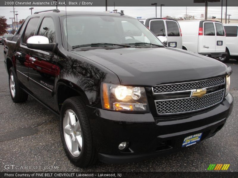 Black / Ebony 2008 Chevrolet Avalanche LTZ 4x4