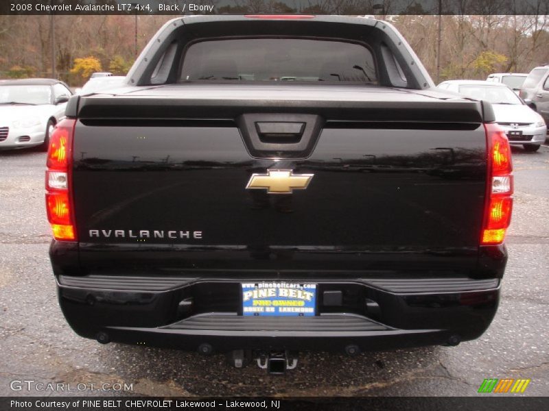 Black / Ebony 2008 Chevrolet Avalanche LTZ 4x4