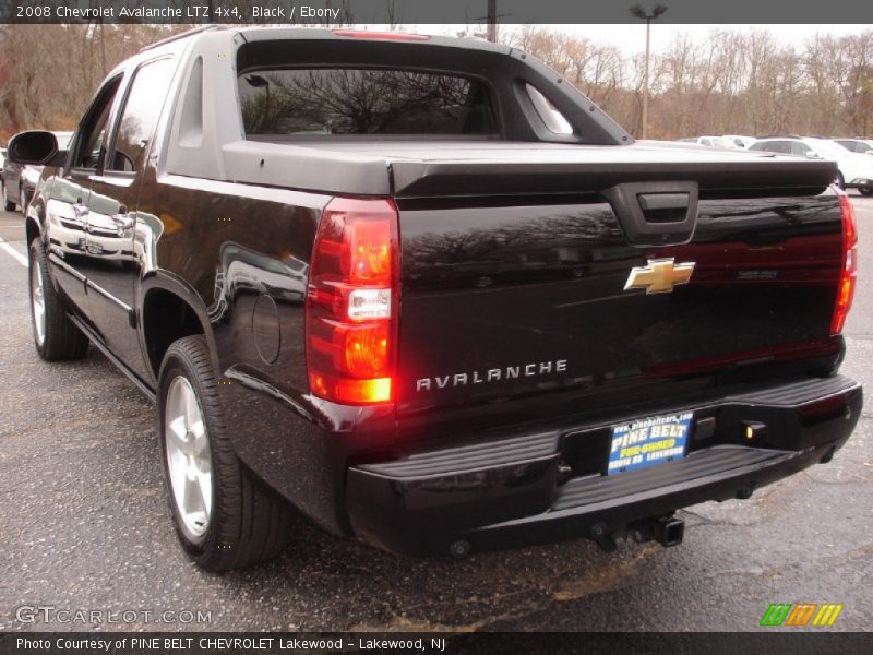 Black / Ebony 2008 Chevrolet Avalanche LTZ 4x4