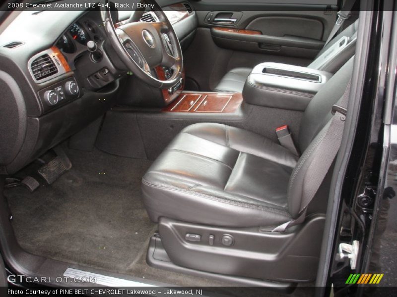  2008 Avalanche LTZ 4x4 Ebony Interior