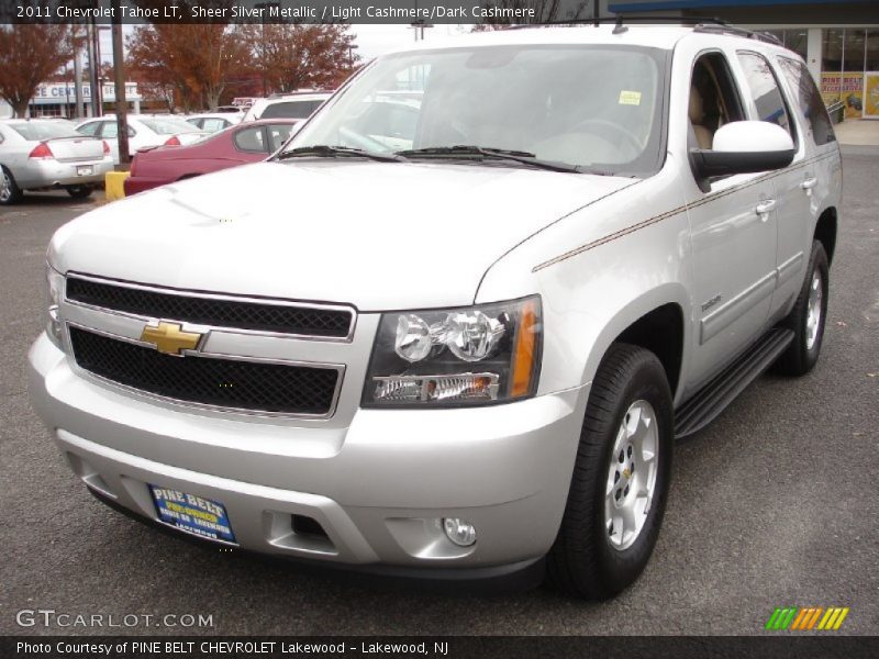 Sheer Silver Metallic / Light Cashmere/Dark Cashmere 2011 Chevrolet Tahoe LT