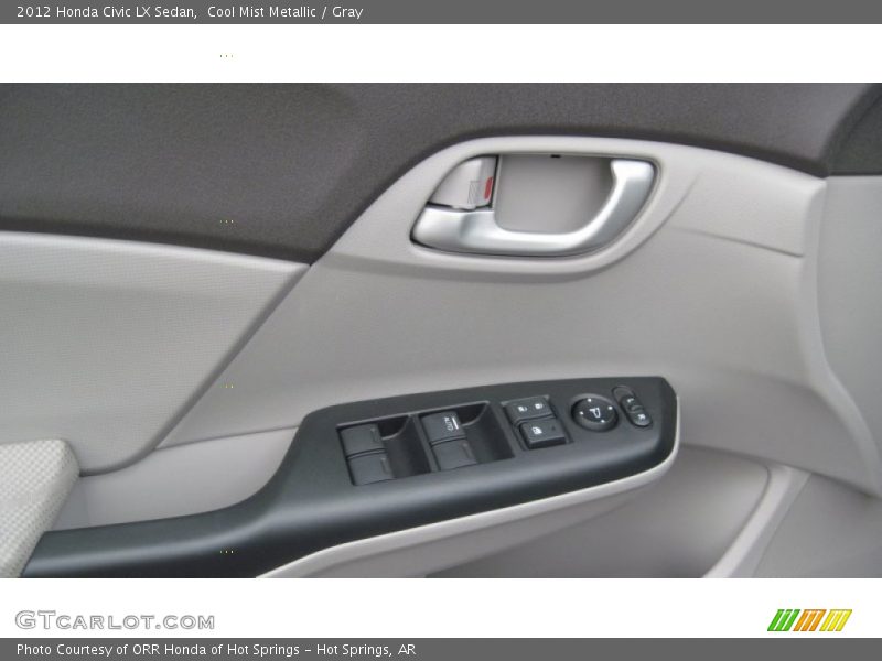 Cool Mist Metallic / Gray 2012 Honda Civic LX Sedan