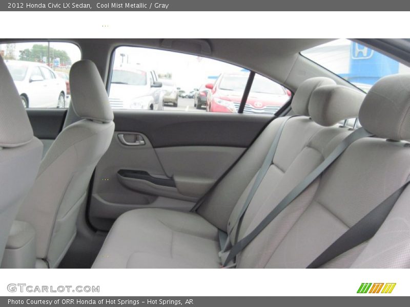 Cool Mist Metallic / Gray 2012 Honda Civic LX Sedan