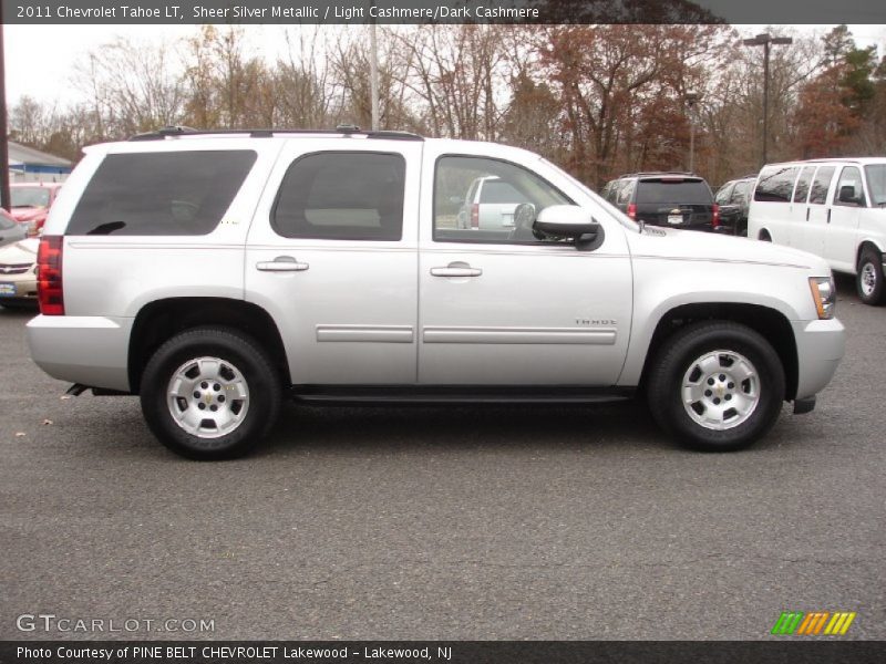 Sheer Silver Metallic / Light Cashmere/Dark Cashmere 2011 Chevrolet Tahoe LT